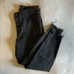 Madewell 9” high rise skinny jeans